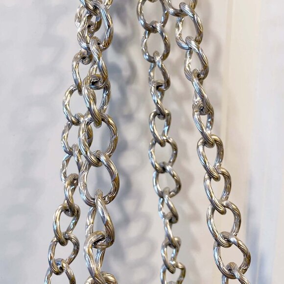 Navy Blue Crochet shoulder bag - Picture 5 of 10